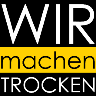 Wir machen trocken Banner Easy Works Chemnitz